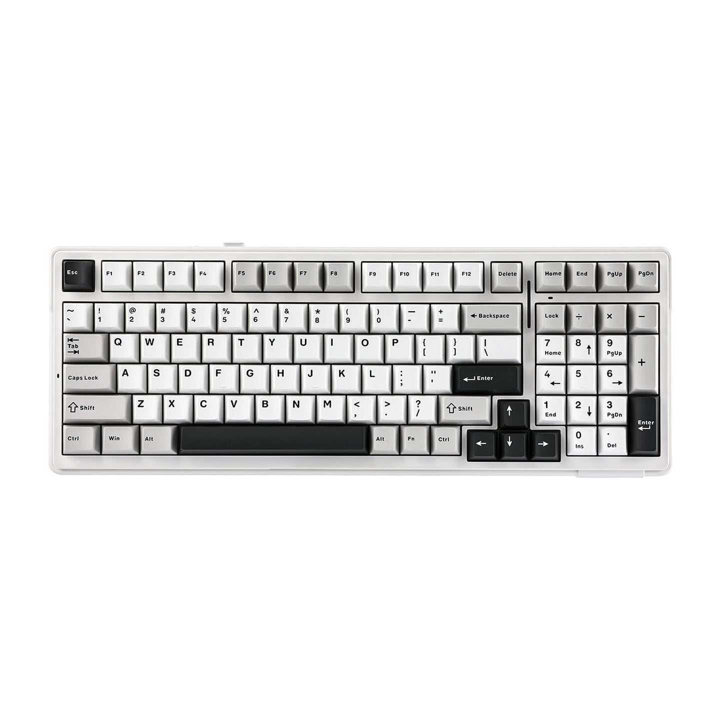 EPOMAKER x Aula F99 Wireless Mechanical Keyboard, Hot Swappable Gasket Custom Gaming Keyboard with Five-Layer Padding, Bluetooth/2.4GHz/USB-C, 8000mAh Battery (White Light Blue, Nimbus V3 Switch)